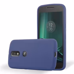 Coque - CADORABO - MOTO G4 / MOTO G4 PLUS - Ultra Slim - Protection Silicone - Frost Bleu Foncé