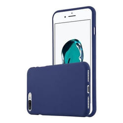 Coque - CADORABO - iPhone 8 PLUS / 7 PLUS / 7S PLUS - Silicone TPU - Ultra Slim - Frost Bleu Foncé