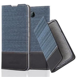 Coque pour Nokia Lumia 650 Housse en BLEU FONCÉ NOIR Etui Case Cover Protection fermeture magnétique