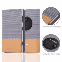 Cadorabo DE-109569 Folio porte carte Gris