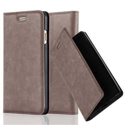 Étui pour iPhone 6 PLUS/6S PLUS - CADORABO - Marron - Simili-cuir - Fermeture magnétique - Fonction stand