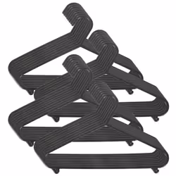 Cintres Enfant - BIECO - 32 pcs - Noir - Plastique de haute qualité - Longueur 30 cm