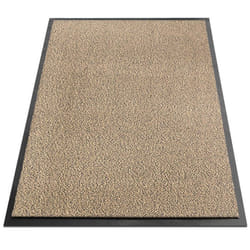Tapis de Porte Paillasson dentrée SKY moutarde-noir 90 x 120 cm
