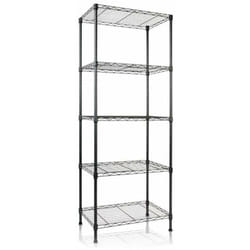 Mammut - tagère en métal Rocky 4/5 Étagères Noir 55 x 35 x 110 cm