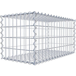 Gabiona - Gabiondeco - Gabion 80 cm x 40 cm x 40 cm (l x h x p). mailles 5 x 10 cm. Spirale - Made in Germany