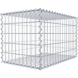 Gabiona - Gabiondeco - Gabion 80 cm x 50 cm x 50 cm (l x h x p). mailles 5 x 10 cm. Spirale - Made in Germany
