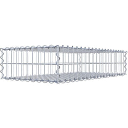 Gabiona - Gabiondeco - Gabion 100 cm x 20 cm x 50 cm (l x h x p). mailles 5 x 10 cm. Spirale - Made in Germany