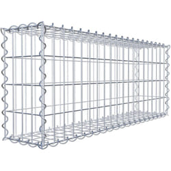 Gabiona - Gabiondeco - Gabion 100 cm x 40 cm x 20 cm (l x h x p). mailles 5 x 10 cm. Spirale - Made in Germany