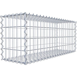Gabiona - Gabiondeco - Gabion 100 cm x 40 cm x 30 cm (l x h x p). mailles 5 x 10 cm. Spirale - Made in Germany
