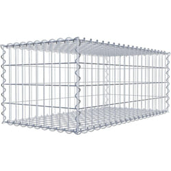Gabiona - Gabiondeco - Gabion 100 cm x 40 cm x 50 cm (l x h x p). mailles 5 x 10 cm. Spirale - Made in Germany