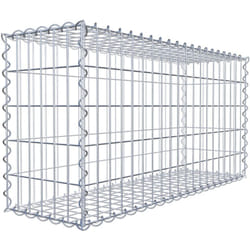 Gabiona - Gabiondeco - Gabion 100 cm x 50 cm x 30 cm (l x h x p). mailles 5 x 10 cm. Spirale - Made in Germany