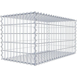 Gabiona - Gabiondeco - Gabion 100 cm x 50 cm x 50 cm (l x h x p). mailles 5 x 10 cm. Spirale - Made in Germany