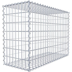 Gabiona - Gabiondeco - Gabion 100 cm x 70 cm x 40 cm (l x h x p). mailles 5 x 10 cm. Spirale - Made in Germany