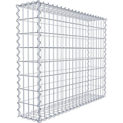 Gabiona - Gabiondeco - Gabion 100 cm x 80 cm x 20 cm (l x h x p). mailles 5 x 10 cm. Spirale - Made in Germany