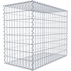 Gabiona - Gabiondeco - Gabion 100 cm x 80 cm x 50 cm (l x h x p). mailles 5 x 10 cm. Spirale - Made in Germany