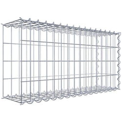 Gabiona - Gabiondeco - Gabion - Element de prolongation en longueur 80 cm x 40 cm x 20 cm (l x h x p). maille 5 x 10 cm. Spirale. Avert.: il manque