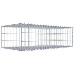 Gabiona - Gabiondeco - Gabion - Element de prolongation en longueur 100 cm x 30 cm x 50 cm (l x h x p). maille 5 x 10 cm. Spirale. Avert.: il manque