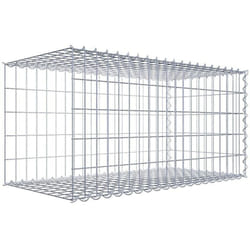 Gabiondeco - Gabion - Element de prolongation en longueur 100 cm x 50 cm x 50 cm (L x H x P). maille 5 x 10 cm. Spirale. Avert.: il manque une grille