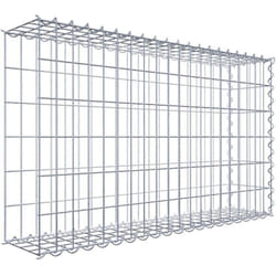 Gabiona - Gabiondeco - Gabion - Element de prolongation en longueur 100 cm x 60 cm x 20 cm (l x h x p). maille 5 x 10 cm. Spirale. Avert.: il manque