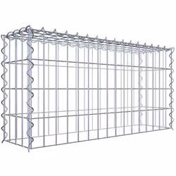 Attention ! Le Gabion n'est pas complet. Il est destiné à l'extension en hauteur. Il manque un grillage au sol. Longueur : 80 ...