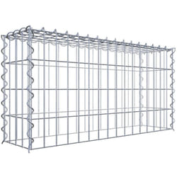 Gabiona - Gabiondeco - Gabion - Element de prolongation en hauteur 80 cm x 40 cm x 20 cm (l x h x p). maille 5 x 10 cm. Spirale. Attention : il