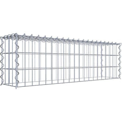 Gabiona - Gabiondeco - Gabion - Element de prolongation en hauteur 100 cm x 30 cm x 20 cm (l x h x p). maille 5 x 10 cm. Spirale. Attention : il