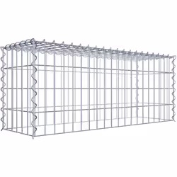 Attention ! Le Gabion n'est pas complet. Il est destiné à l'extension en hauteur. Il manque un grillage au sol. Longueur : 10 ...