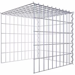 Attention ! Le Gabion n'est pas complet. Il sert à l'extension en hauteur et en longueur. Il manque un grillage au sol et un  ...