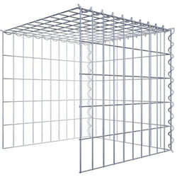 Gabiona - Gabiondeco - Gabion - Element de prolongation en hauteur et en longueur 50 cm x 50 cm x 50 cm (l x h x p). maille 5 x 10 cm. Spirale.
