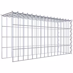 Attention ! Le Gabion n'est pas complet. Il sert à l'extension en hauteur et en longueur. Il manque un grillage au sol et un ...