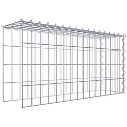 Gabiona - Gabiondeco - Gabion - Element de prolongation en hauteur et en longueur 80 cm x 40 cm x 20 cm (l x h x p). maille 5 x 10 cm. Spirale.