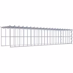 Attention ! Le Gabion n'est pas complet. Il sert à l'extension en hauteur et en longueur. Il manque un grillage au sol et un  ...