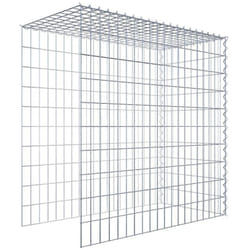 Gabiona - Gabiondeco - Gabion - Element de prolongation en hauteur et en longueur 100 cm x 100 cm x 50 cm (l x h x p). maille 5 x 10 cm. Spirale.