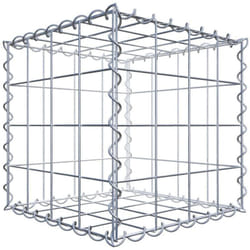 Gabiona - Gabiondeco - Gabion 40 cm x 40 cm x 40 cm (l x h x p). mailles 10 x 10 cm. Spirale - Made in Germany