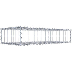 Gabiona - Gabiondeco - Gabion 100 cm x 20 cm x 50 cm (l x h x p). mailles 10 x 10 cm. Spirale - Made in Germany
