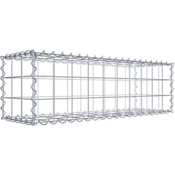 Gabiona - Gabiondeco - Gabion 100 cm x 30 cm x 30 cm (l x h x p). mailles 10 x 10 cm. Spirale - Made in Germany