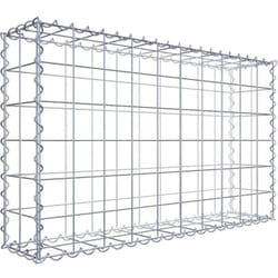 Gabiona - Gabiondeco - Gabion 100 cm x 60 cm x 20 cm (l x h x p). mailles 10 x 10 cm. Spirale - Made in Germany