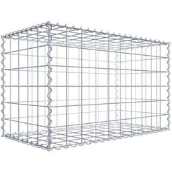 Gabiona - Gabiondeco - Gabion 100 cm x 60 cm x 50 cm (l x h x p). mailles 10 x 10 cm. Spirale - Made in Germany