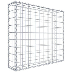 Gabiondeco - Gabion 100 cm x 90 cm x 20 cm (L x H x P). mailles 10 x 10 cm. Spirale - Made in Germany