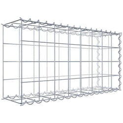 Gabiona - Gabiondeco - Gabion - Element de prolongation en longueur 80 cm x 40 cm x 20 cm (l x h x p). maille 10 x 10 cm. Spirale. Avert.: il manque