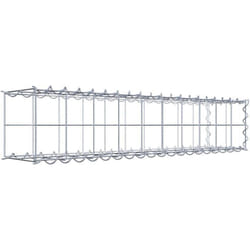 Gabiona - Gabiondeco - Gabion - Element de prolongation en longueur 100 cm x 20 cm x 20 cm (l x h x p). maille 10 x 10 cm. Spirale. Avert.: il manque