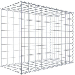 Gabiona - Gabiondeco - Gabion - Element de prolongation en longueur 100 cm x 80 cm x 50 cm (l x h x p). maille 10 x 10 cm. Spirale. Avert.: il manque