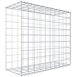 Gabiona - Gabiondeco - Gabion - Element de prolongation en longueur 100 cm x 90 cm x 40 cm (l x h x p). maille 10 x 10 cm. Spirale. Avert.: il manque