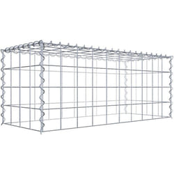 Gabiona - Gabiondeco - Gabion - Element de prolongation en hauteur 100 cm x 40 cm x 40 cm (l x h x p). maille 10 x 10 cm. Spirale. Attention : il