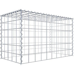 Gabiona - Gabiondeco - Gabion - Element de prolongation en hauteur 100 cm x 60 cm x 50 cm (l x h x p). maille 10 x 10 cm. Spirale. Attention : il