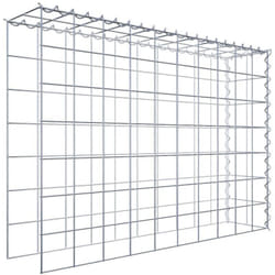 Gabiona - Gabiondeco - Gabion - Element de prolongation en hauteur et en longueur 100 cm x 70 cm x 20 cm (l x h x p). maille 10 x 10 cm. Spirale.