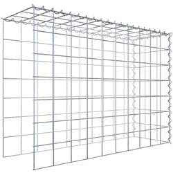 Gabiona - Gabiondeco - Gabion - Element de prolongation en hauteur et en longueur 100 cm x 70 cm x 30 cm (l x h x p). maille 10 x 10 cm. Spirale.