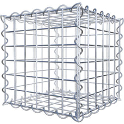 Gabiona - Gabiondeco - Gabion 30 cm x 30 cm x 30 cm (l x h x p). mailles 5 x 5 cm. Spirale - Made in Germany