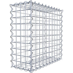 Gabiona - Gabiondeco - Gabion 50 cm x 50 cm x 20 cm (l x h x p). mailles 5 x 5 cm. Spirale - Made in Germany