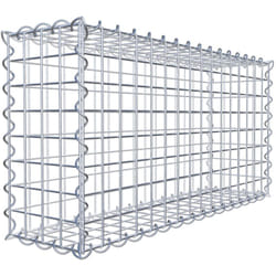 Gabiona - Gabiondeco - Gabion 80 cm x 40 cm x 20 cm (l x h x p). mailles 5 x 5 cm. Spirale - Made in Germany